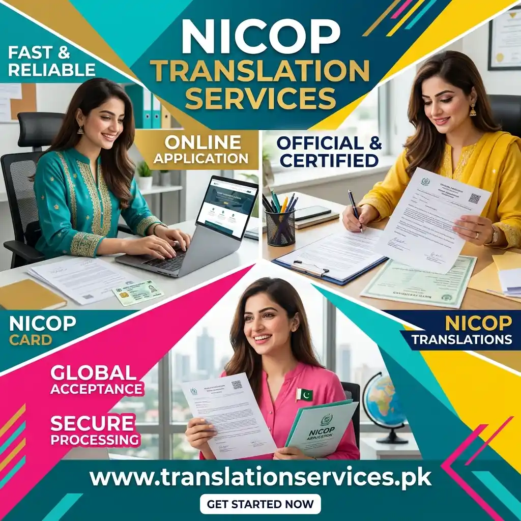 NICOP Translation Services in Pakistan