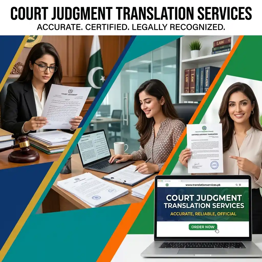 Court Judgment Translation Services in Pakistan