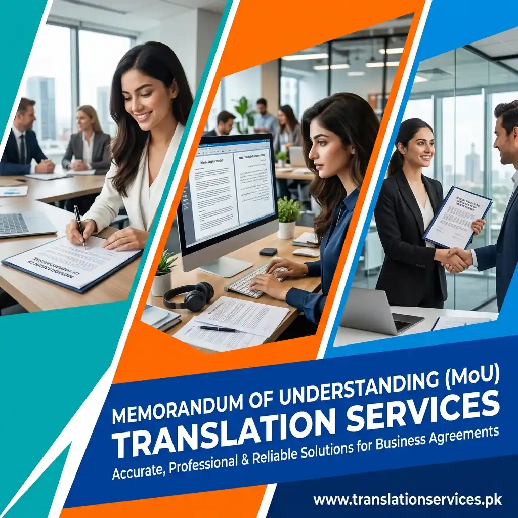 Memorandum of Understanding Translation Services in Pakistan