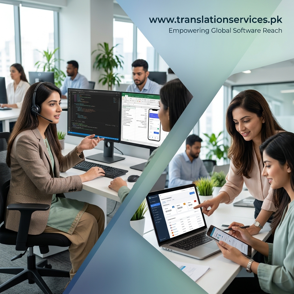 سافٹ ویئر ترجمہ اور لوکلائزیشن سروسز