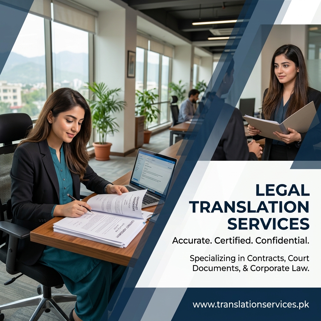 پاکستان میں قانونی ترجمہ سروسز
