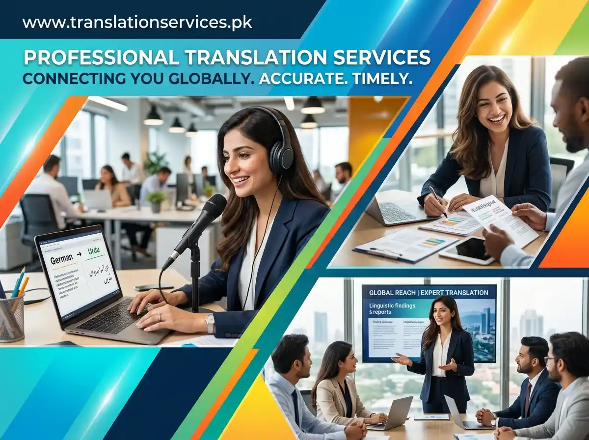 Professional interpreters for video telephone and on site assignments